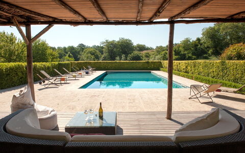 Casale Porano: Piscina, Proprietà, Casa, Immobiliare, Tempo Libero, Costruzione, Shade, Casa, Pergola, Terrazza