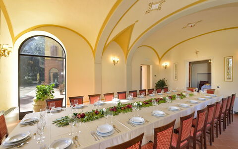 Villa Rocchi: Funzione Hall, Camera, Ristorante, Costruzione, Proprietà, Banchetto, Interior Design, Immobiliare, Pasto
