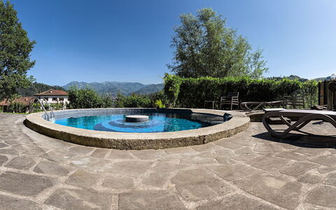 Il Nido In Garfagnana: Piscina, Proprietà, Estate, Immobiliare, Casa, Costruzione, Casa, Vacanza, Tempo Libero, Backyard