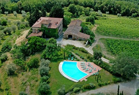 Fattoria Di Quercia Al Poggio: Paesaggio Naturale, Stabilimento Sportivo, Fotografia Aerea, Visione Globale, Paesaggio, Estate, Giardino Botanico, Erba, Albero, Fotografia