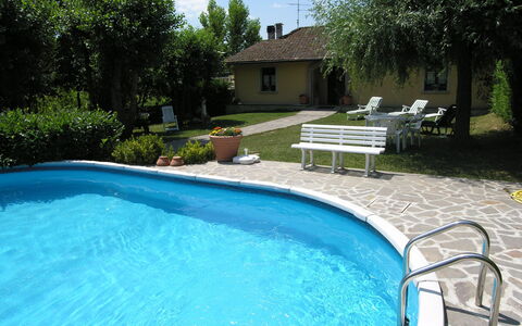 I Pioppi: Piscina, Proprietà, Tempo Libero, Backyard, Cortile, Immobiliare, Erba, Resort Citta ', Casa, Casa
