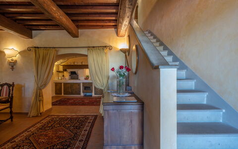 Villa La Terrazza: Proprietà, Camera, Costruzione, Interior Design, Casa, Le Scale, Fascio, Soffitto, Pavimento, Immobiliare