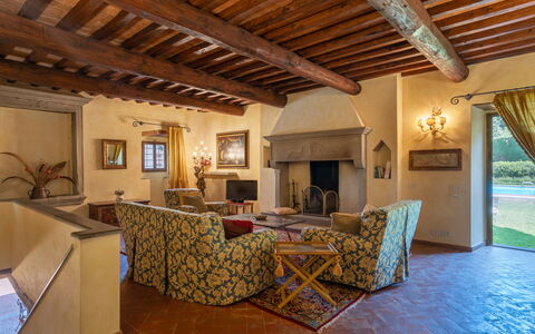 Villa La Terrazza: Proprietà, Camera, Costruzione, Interior Design, Soffitto, Casa, Mobilia, Immobiliare, Estate, Soggiorno