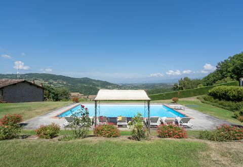 Villa La Terrazza: Paesaggio Naturale, Piscina, Proprietà, Risorse Idriche, Cielo, Casa, Hill Station, Erba, Vacanza, Lotto