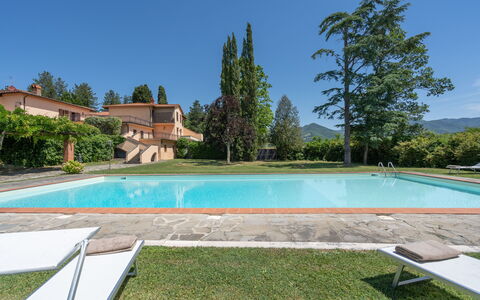 Villa Santa Maria: Piscina, Proprietà, Casa, Immobiliare, Casa, Zona Residenziale, Estate, Costruzione, Erba, Backyard