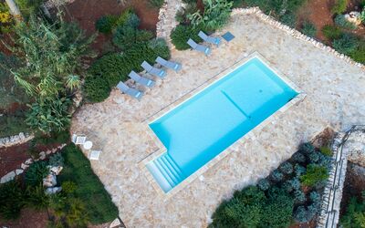 Villa Cristina: Acqua, Pianta, Piscina, Rettangolo, Mobili Da Esterno, Lotto, Corpo D'Acqua, Erba, Urban Design, Condominio