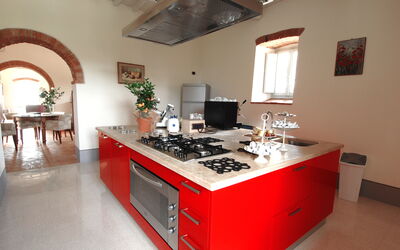 villa-arnilu-san-gimignano-villa-cucina