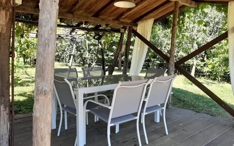Bettina!: Pianta, Tavolo, Mobilia, Legna, Shade, Sedia, Mobili Da Esterno, Villetta, Albero, Portico