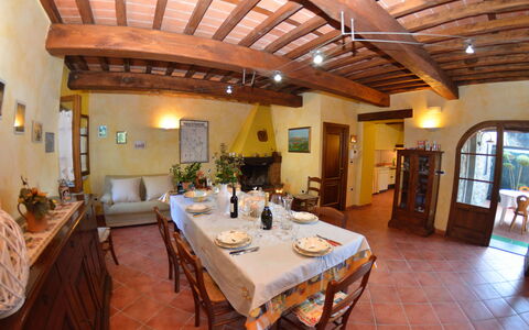 Casa Milena: Proprietà, Camera, Costruzione, Soffitto, Immobiliare, Sala Da Pranzo, Estate, Interior Design, Casa, Ristorante