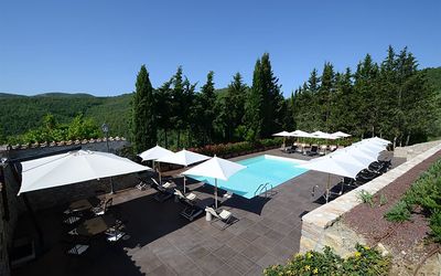 Casalta Di Pesa: Proprietà, Piscina, Casa, Costruzione, Immobiliare, Vacanza, Architettura, Albero, Tempo Libero, Casa