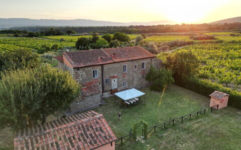 La Gropina Di Loro Ciuffenna: Pianta, Cielo, Costruzione, Finestra, Paesaggio Naturale, Casa, Albero, Highland, Lotto, Agricoltura