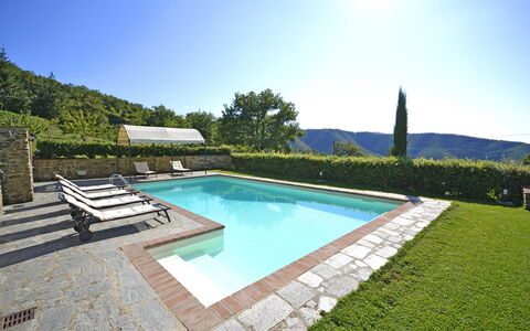 Villa Ginestra: Piscina, Proprietà, Casa, Costruzione, Immobiliare, Erba, Villa, Estate, Casa, Backyard