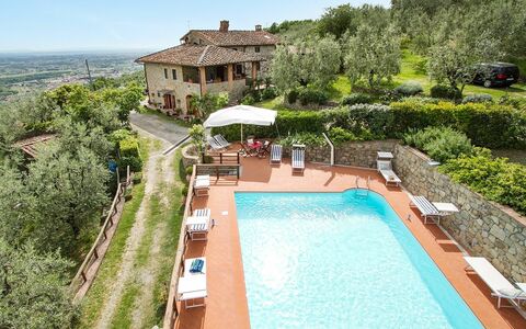 Podere Santa Lucia: Piscina, Proprietà, Costruzione, Casa, Immobiliare, Villa, Appartamento, Vacanza, Tempo Libero, Estate