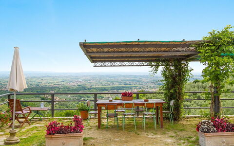 Podere Santa Lucia: Paesaggio Naturale, Cielo, Giardino, Botanica, Albero, Erba, Area Rurale, Paesaggio, Immobiliare, Casa