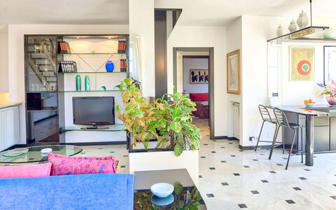 Villa Helvezia - Levanto: Camera, Proprietà, Costruzione, Mobilia, Interior Design, Soggiorno, Casa, Casa, Immobiliare, Pavimento