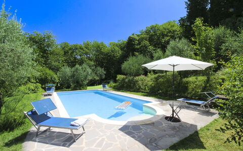 Villa Gioiosa: Piscina, Mobili Da Esterno, Giardino, Shade, Ricorrere, Backyard, Eco Hotel, Landscaping, Sedia, Giochi D'Acqua