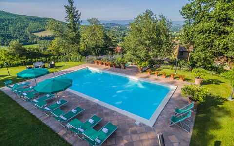 Torre del Cielo: Piscina, Paesaggio Naturale, Proprietà, Erba, Backyard, Immobiliare, Tempo Libero, Casa, Paesaggio, Estate