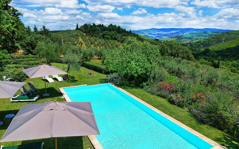 Villa Sonia: Piscina, Proprietà, Vacanza, Tempo Libero, Casa, Immobiliare, Erba, Estate, Cielo, Ricorrere