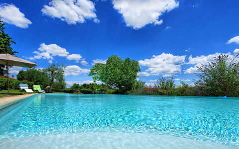 Villa Sonia: Piscina, Acqua, Cielo, Natura, Blu, Proprietà, Giorno, Paesaggio Naturale, Vacanza, Ricorrere