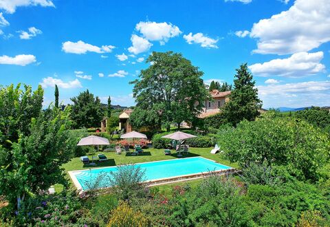 Villa Sonia: Paesaggio Naturale, Cielo, Verde, Proprietà, Immobiliare, Albero, Casa, Nube, Botanica, Piscina