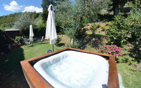 Il Nido: Proprietà, Piscina, Vasca Idromassaggio, Casa, Backyard, Immobiliare, Tempo Libero, Erba, Albero, Vasca Da Bagno