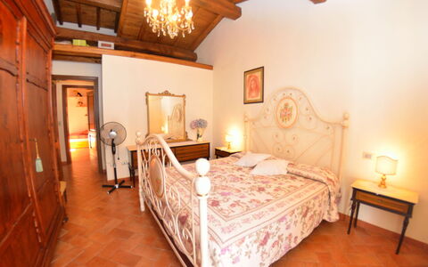 La Capannella: Camera Da Letto, Letto, Camera, Mobilia, Proprietà, Lenzuolo, Telaio Del Letto, Costruzione, Interior Design, Soffitto
