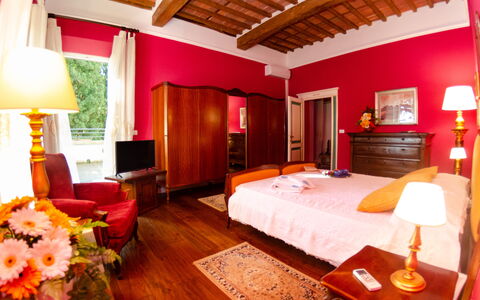 Villa Il Borghetto: Camera Da Letto, Camera, Mobilia, Proprietà, Letto, Interior Design, Costruzione, Lenzuolo, Suite, Casa
