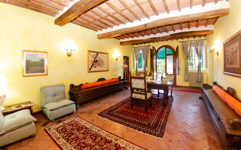 Villa Il Borghetto: Proprietà, Camera, Costruzione, Interior Design, Soffitto, Mobilia, Soggiorno, Immobiliare, Casa, Estate