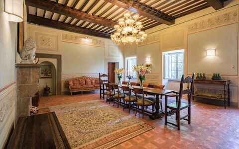 Villa Ivana - Cortona: Proprietà, Costruzione, Camera, Interior Design, Estate, Soffitto, Mobilia, Pavimento, Immobiliare, Casa