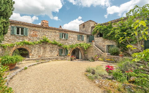 Camporempoli: Parete, Architettura, Arco, Muro ​​Di Pietra, Giardino, Brick, Estate, Muratura, Hacienda, Landscaping
