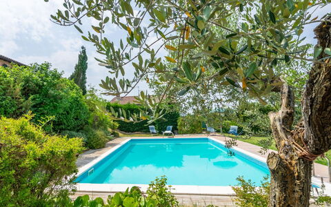 Ca' Del Vento: Acqua, Pianta, Proprietà, Piscina, Azzurro, Cielo, Albero, Shade, Vegetazione, Corpo D'Acqua