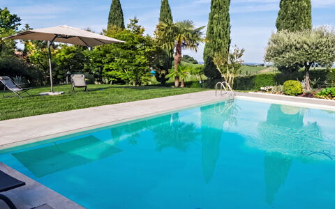 Ca' Del Vento: Piscina, Blu, Ricorrere, Eco Hotel, Shade, Landscaping, Mobili Da Esterno, Giardino, Tempo Libero, Terme