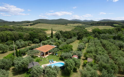 Villa Il Cipresso: Cielo, Nube, Pianta, Comunita 'Impianto, Ecoregione, Paesaggio Naturale, Albero, Lotto, Vegetazione, Casa