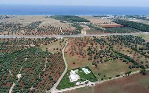 Masseria Villa Il Frantoio: Fotografia Aerea, Visione Globale, Lotto, Zona Residenziale, Sobborgo, Urban Design, Fotografia, Paesaggio, Plain, Immobiliare