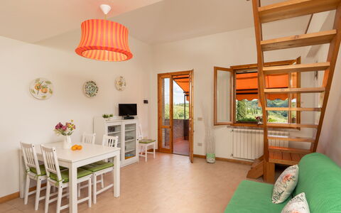 Calanchi Apartments: Interior Design, Mobilia, Legna, Pavimentazione, Pavimento, Soffitto, Camera, Color Legno, Sedia, Soggiorno