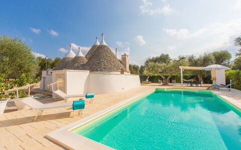 Trullo Del Mandarino: Proprietà, Piscina, Costruzione, Villa, Immobiliare, Casa, Estate, Vacanza, Tempo Libero, Architettura