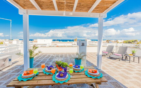 La Terrazza Vista Mare Di Marco: Proprietà, Vacanza, Cielo, Immobiliare, Costruzione, Camera, Casa, Ricorrere, Interior Design, Oceano