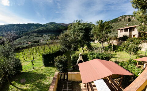 Podere Di Mero Casolare: Cielo, Nube, Pianta, Paesaggio Naturale, Costruzione, Legna, Erba, Montagna, Albero, Tempo Libero
