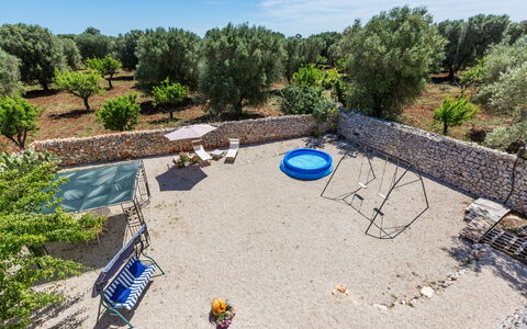 Masseria Pagliamonte: Proprietà, Piscina, Casa, Immobiliare, Estate, Cortile, Costruzione, Backyard, Vacanza, Paesaggio