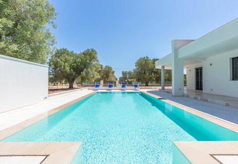 Villa Stella Cadente: Acqua, Cielo, Costruzione, Piscina, Azzurro, Albero, Shade, Rettangolo, Erba, Tempo Libero