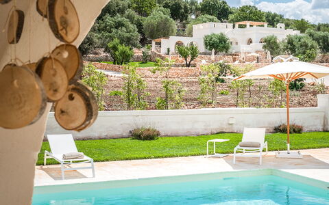 Corte dei Messapi | Sleeps 24: Piscina, Proprietà, Tempo Libero, Ricorrere, Immobiliare, Acqua, Vacanza, Hacienda, Casa, Erba
