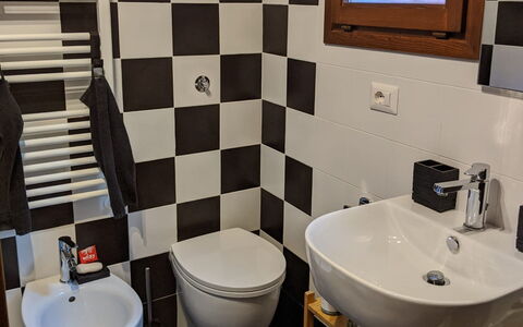 Agriturismo Il Giaggiolo without Pool: Bagno, Proprietà, Gabinetto, Camera, Parete, Piastrella, Lavandino Del Bagno, Toilet Seat, Idraulico Fixture, Interior Design