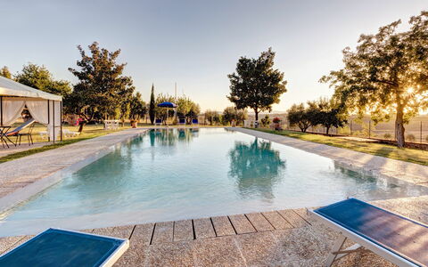 Casale Valdichiana: Piscina, Proprietà, Immobiliare, Casa, Acqua, Tempo Libero, Casa, Ricorrere, Costruzione, Estate