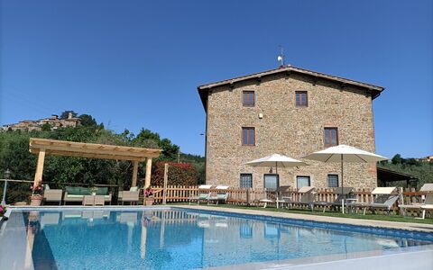 Villa Claudia: Acqua, Cielo, Proprietà, Pianta, Azzurro, Piscina, Albero, Costruzione, Materiale Composito, Immobiliare