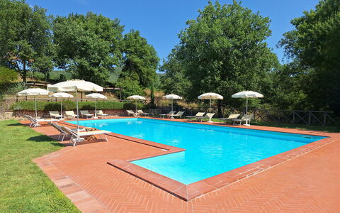 Agriturismo L'incrociata: Piscina, Ricorrere, Eco Hotel, Estate, Hacienda, Shade, Mobili Da Esterno, Giardino, Villa, Landscaping