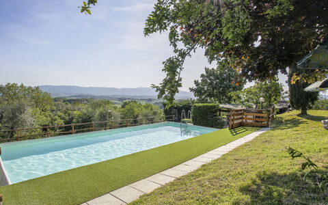 Castelfranco di Sopra 649: Piscina, Lotto, Giardino, Shade, Tempo Libero, Landscaping, Prato, Eco Hotel, Backyard, Cortile