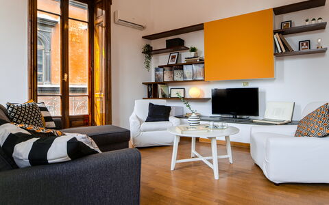 casa-dell-archivio-napoli-appartamento-soggiorno
