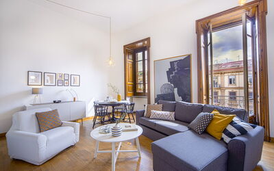 casa-dell-archivio-napoli-appartamento-soggiorno