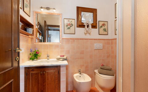 Villa Elisa: Lavandino Del Bagno, Idraulico Fixture, Bagno, Lavello, Pavimentazione, Interior Design, Pavimento, Rubinetto, Idraulico, Gabinetto