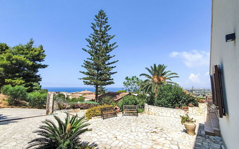 Castellammare del Golfo 265: Oceano, Landscaping, Giardino, Flagstone, Vaso Di Fiori, Shade, Tropici, Cobblestone, Pianta Della Casa